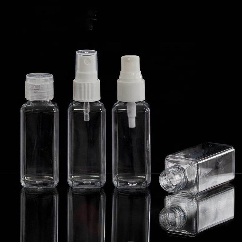 Hot Sale  PET Square Plastic Bottle for Shower Gel Packaging
