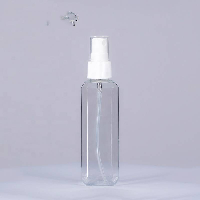Transparent  Plastic Spray Bottles for Sanitizing Alcohol
