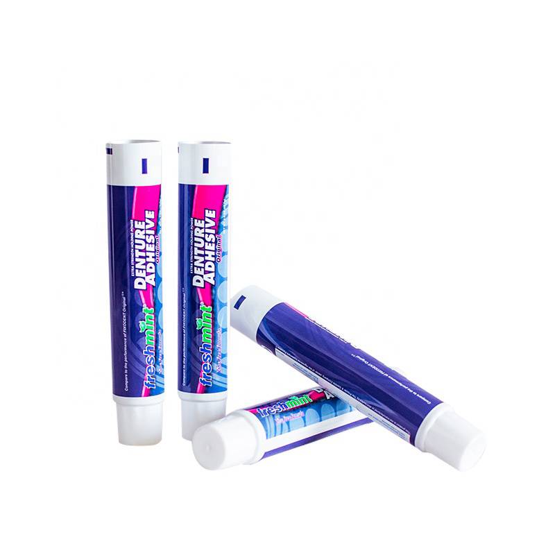 Foldable Empty Printing Reliable Small Toothpaste Tube