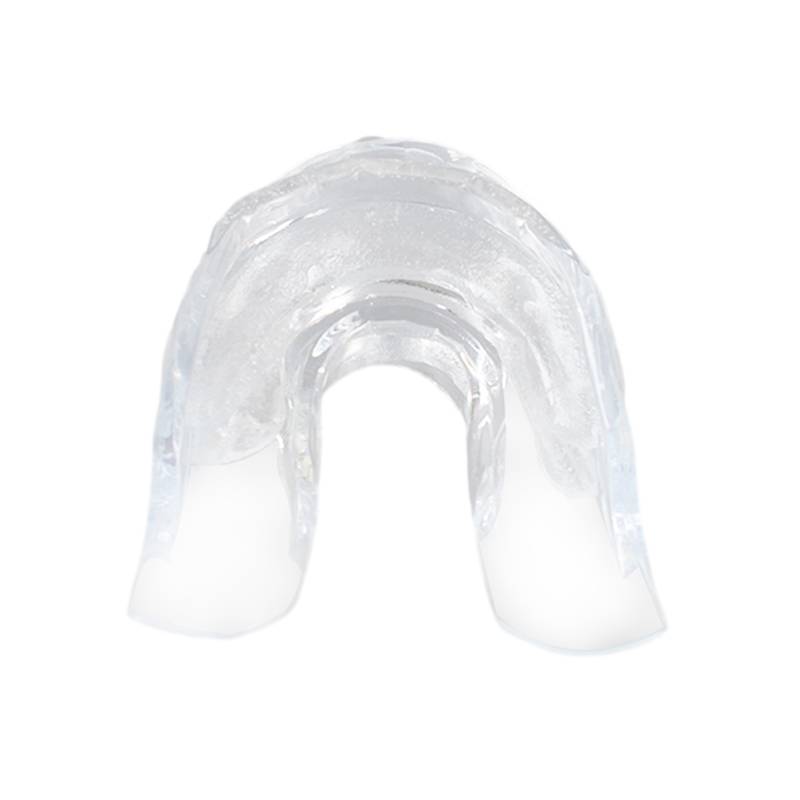 teeth whitening mouth tray with prefilled gel