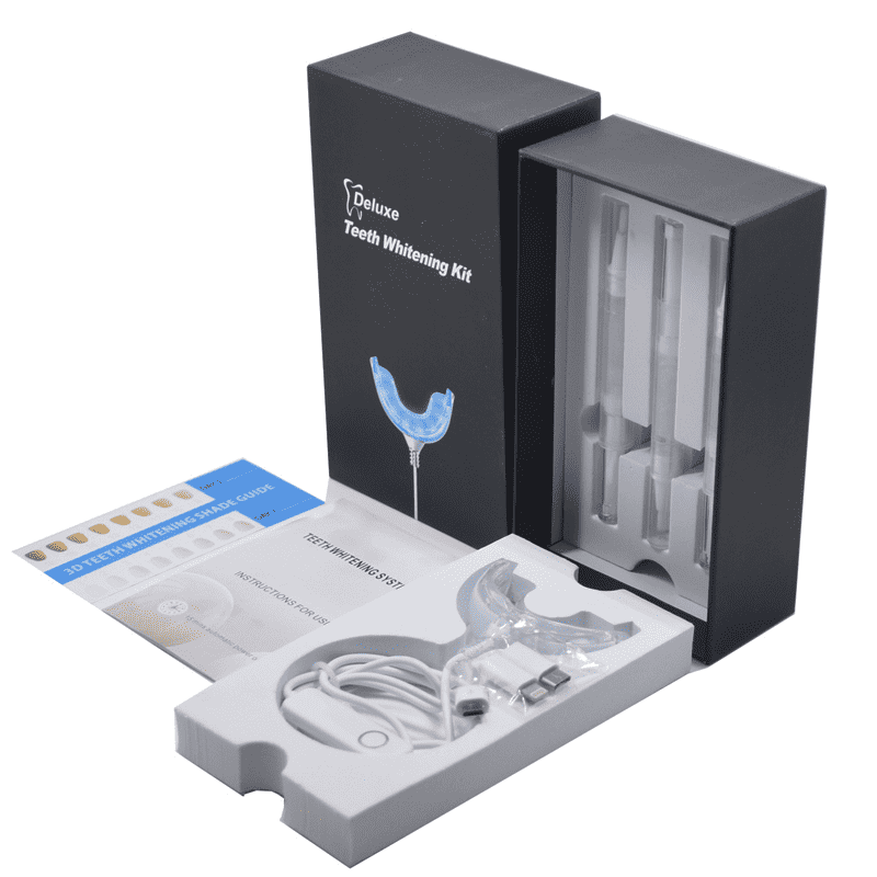 USB connector teeth whitening kit for home use