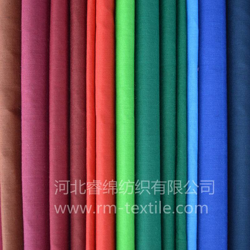 10% cotton 90% polyester dyed fabric
