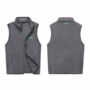 Hot sale, mens fleecevest can be customized for warmth and comfort