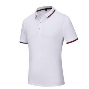 Cotton mens polo Shirt Uniform Polo Embroidery School Badge Polo T-Shirt
