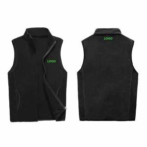 Hot sale, mens fleecevest can be customized for warmth and comfort