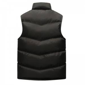 High-quality mens down vest to keep warm and thick