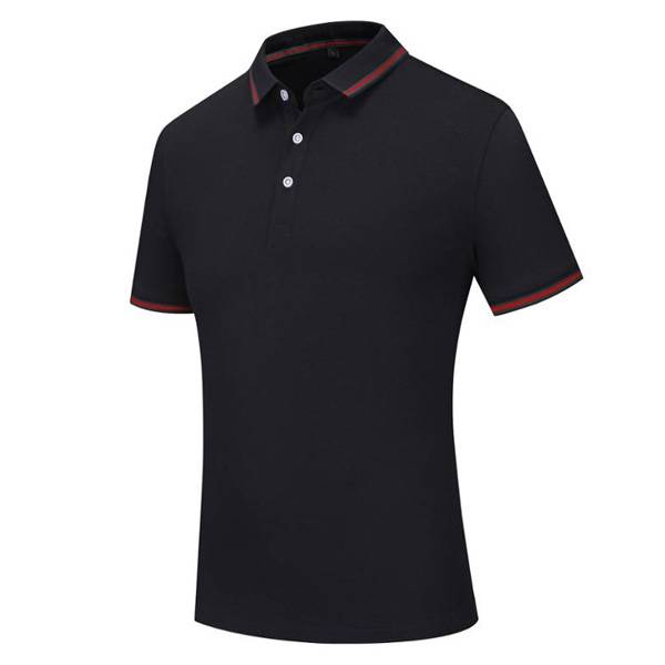Cotton mens polo Shirt Uniform Polo Embroidery School Badge Polo T-Shirt Featured Image