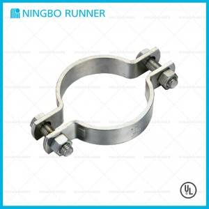 U Type UL Steel Pipe Clamp with Bolt Nut