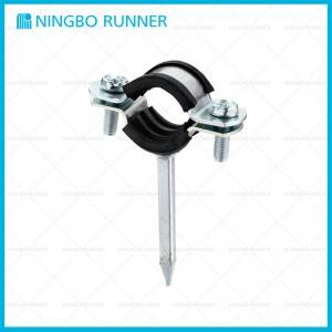 Nail-in Clamp with Rubber