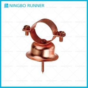 Copper-plated Bell Hanger for Suspending Stationary Non-insulated Pipelines