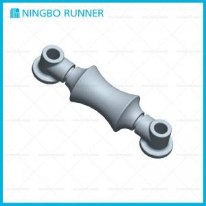 HDG Cast Iron Single Pipe Roller Support