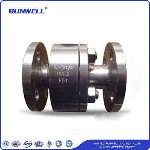 2PCS forged stainless steel ball valve