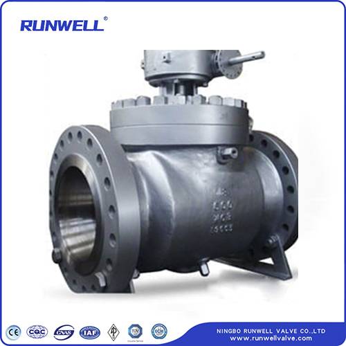 Top entry casting steel ball valve