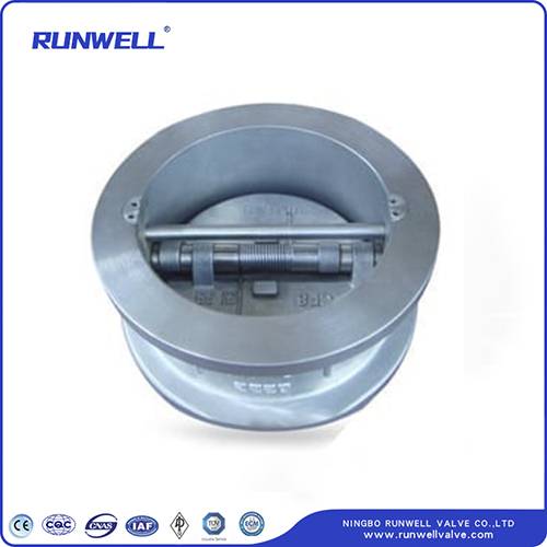 Dual plate wafer check valve
