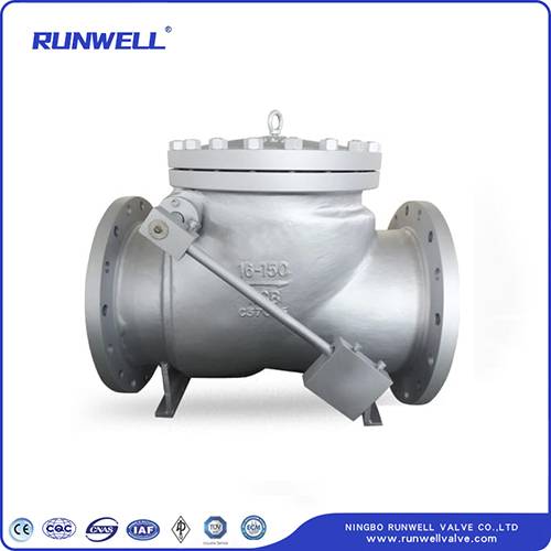 Swing check valve with hammer