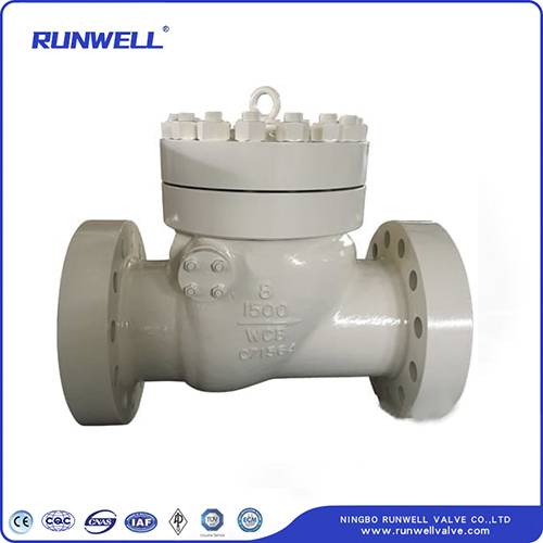 API 6D Cast steel swing check valve bolted cover