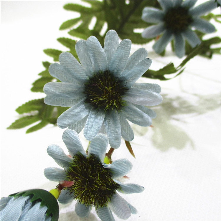 Daisy Artificial Flowers Outdoor UV Resistant Fake Plastic Daisies Plants Arrangement Indoor Hanging Faux Greenery Shrubs for Vase Porch Window Box Patio Home Decoration