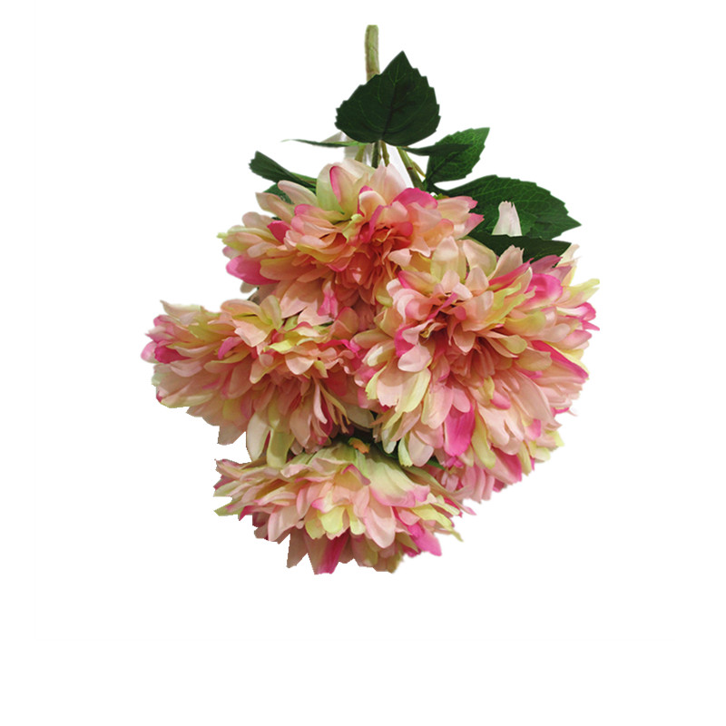 0123 Artificial Bridal Flowers Bouquet Real Touch Silk Chrysanthemum Flowers Plastic Fake Sunflower Simulation Gerber Dimorphotheca for Wedding holiday Home Party Decor bridesmaid