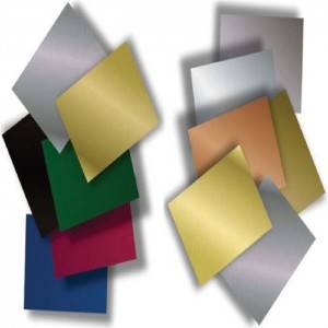 Golden Brushed Aluminum Sheet