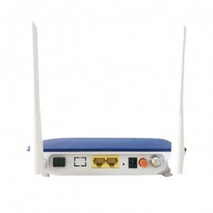 FTTH Fiber Optic Network Router 1GE+1FE+WIFI+CATV Dual Pon Port Gepon Gpon Epon Onu Huawei Zte Onu