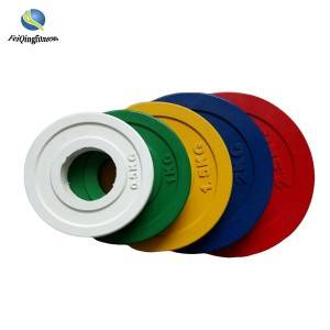 Bumper plate for gym fitness