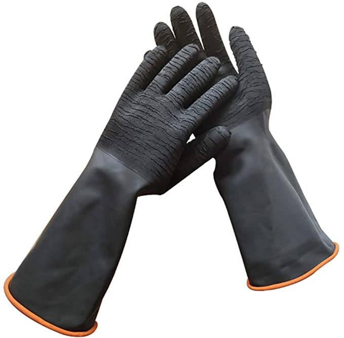 Non-slipNatural latex gloves Featured Image
