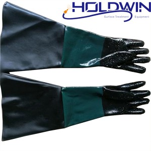 Sandblasting gloves rubber gloves industrial gloves 60cm