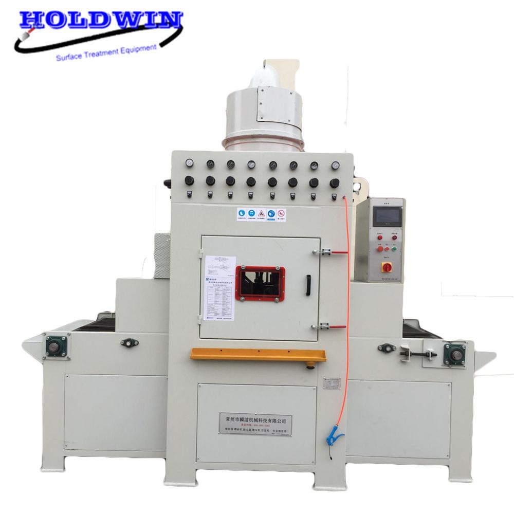 Holdwin Automatic Sandblasting Machine Conveyor Sandblast Equipment Dust Collector Sandblaster Cabinet Surface Treating