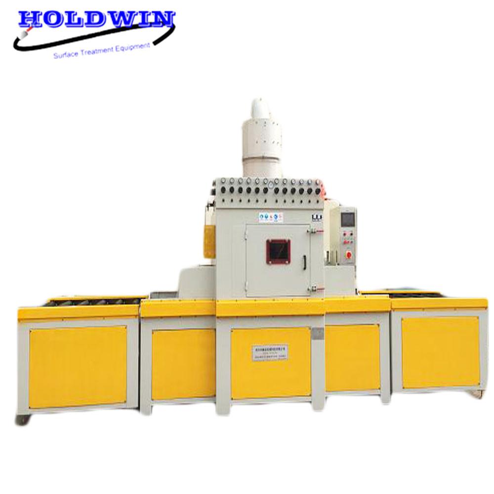 Holdwin Automatic Sandblasting Machine Roller Conveyor Type Sand Blasting Equipment Sandblast Cabinet