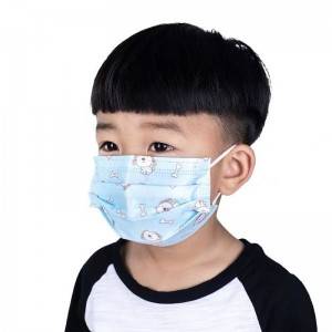 Disposable Kids Mask With Printing