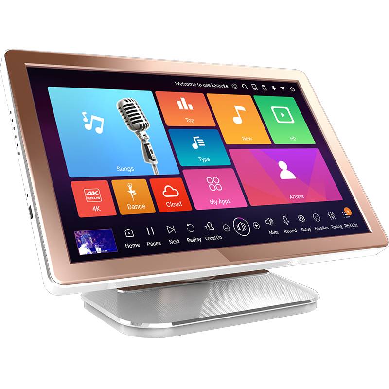 21.5inches karaoke system machine hdd jukebox player portable all-in-one singing videoke Featured Image