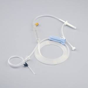 Infusion set for single use (DEHP free)