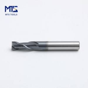 45 HRC Carbide 2 Flute Standard Length End Mills