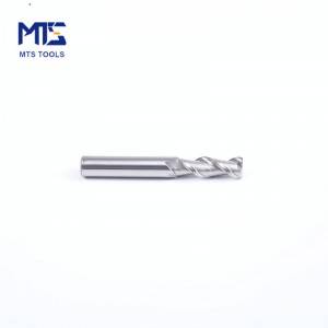 45 HRC Carbide 2 Flute Standard Length End Mills for Aluminum