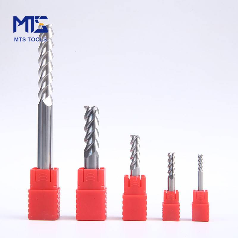 55 HRC Carbide 3 Flute Standard Length End Mills for Aluminum single-edge Featured Image