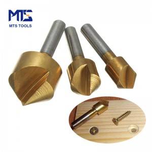 MTS HRC55 3 Flutes Chamfering Drill