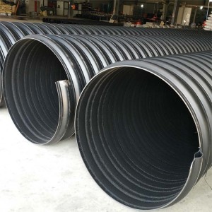 PE steel belt corrugated pipe
