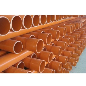 UPVC power cable conduit pipe