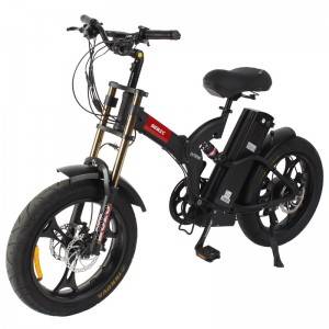SEBIC Foldable heavy fat tyre full suspension 20 inch moutain electric bike