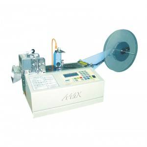 Automatic Velcro Tape Straight Round Cutter MAX-52CS