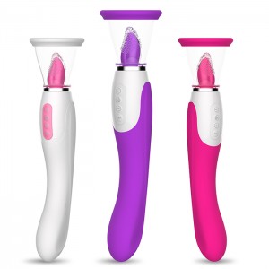 Intelligent Heating/Sucking/Tongue Licking Clitoris Pussy Nipple Breast Stimulator Sucker Vibrator Sex Toys Women