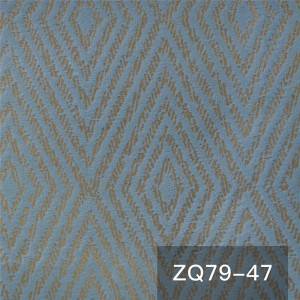 ZQ79, blind embossed Holland velvet 22colors