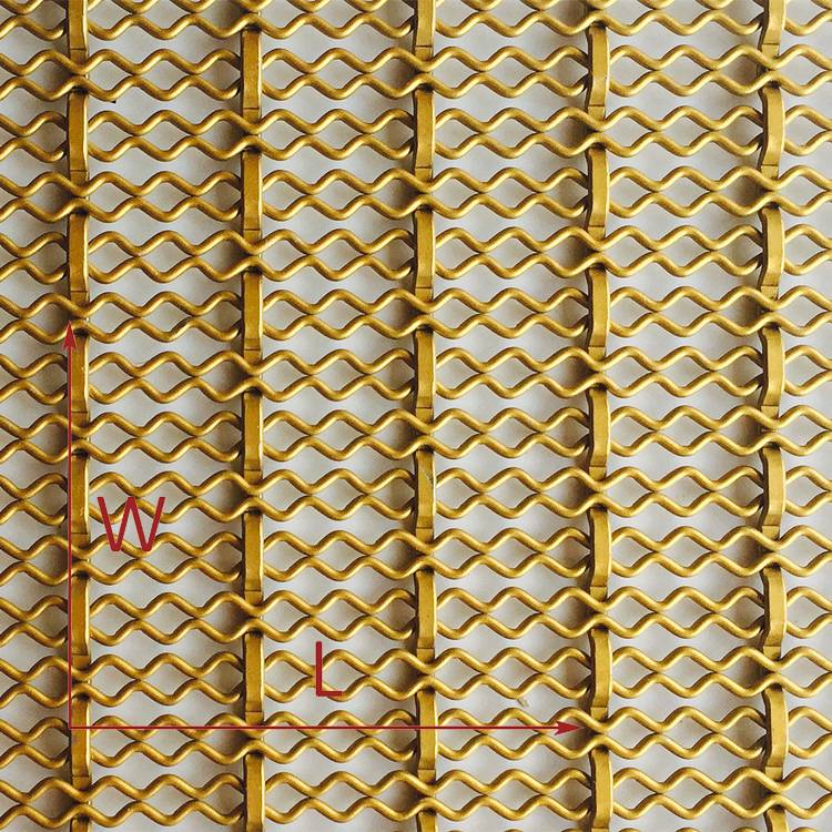 XY-2510 Deco Metal Architectural Mesh for Cabinetry (2)