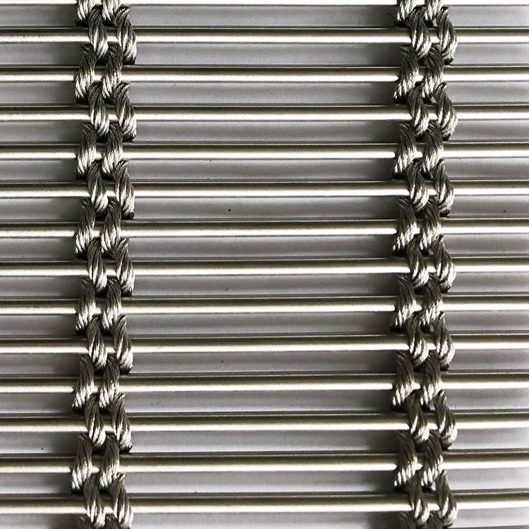 XY-M3624 Stainless Steel Facade Woven Mesh for Hotel (4)