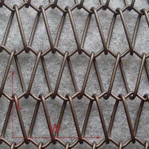 XY-A2515 Decorative Sprial Metal Mesh for Exterior Safety