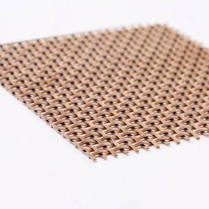 XY-1593 PVD Square hole metal mesh for wall Decoration