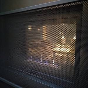 XY-AG1580 Black Metal Mesh for Fireplace Decoration