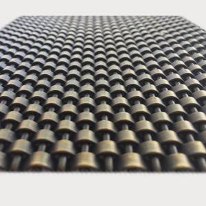 XY-1405G Woven Metal Antique Brass Finished Mesh for Interior Decoration