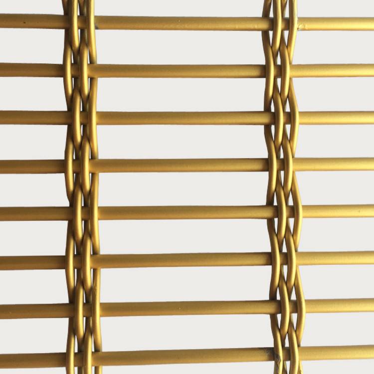 XY-7543P fluorine-carbon spra to paint gold color Metal Mesh Divider Featured Image