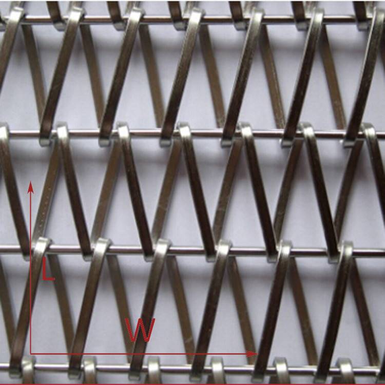 2. Stainless Steel Mesh Belt for  Airports Railway Decoration